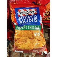 [TGI Fridays] potato skins jalapeno cheddar snacks 티지아이프라이데이 할라피뇨 앤 체다맛 스낵 4oz(113.6g) x 5팩, 1개