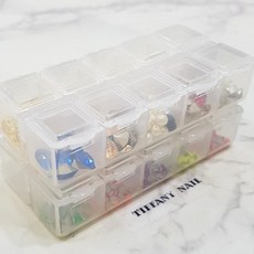 티파니네일 네일케이스 모음, 1개, 10칸케이스