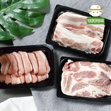 보성녹차 먹인 한돈 구이세트 2호(삼겹살300g+목삼겹300g+가브리살300g), 단품
