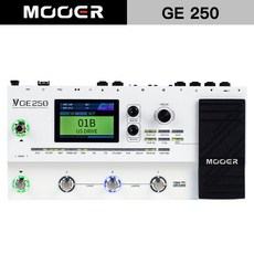이펙터 MOOER/GE200 250GE300전기기타 종합 효과기 IR표본채집 시뮬레이션, T03-GE-250