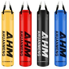 킥복싱 샌드백 180150cm 산다 권투 Sandbag MMA 펀칭 가방 PU 가죽 San, 180cm Black, 1개