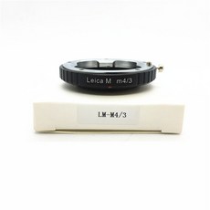 Leica m lm 렌즈 용 렌즈 어댑터 변환기 olympus micro 4/3 용 변환 m43 E P1 E P2 E PL1 epl8/9 LM M4/3, 1개, 단일
