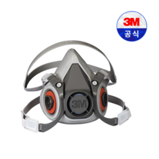 3M TO 반면형 마스크 면체 6200 필터교환식 양구형, 1개, 상세페이지 참조