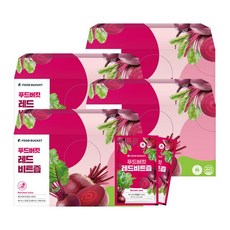 푸드버킷 레드비트즙 120팩, 2.4L, 4개