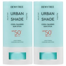 듀이트리 어반쉐이드 쿨 카밍 선스틱 SPF50+ PA++++, 20g, 2개