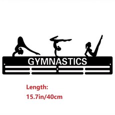 축구 메달 거치대 러닝 행어 디스플레이 랙 러너 수상 벽 체조, 35.GYMNASTICS FEMALE, 1개