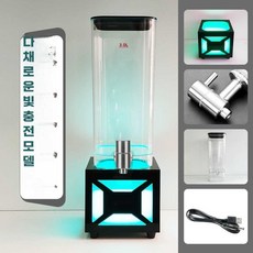 맥주 타워 인싸템 거품 기계 크림 타워 쏘맥 소맥 업소용 홈파티, 3.0L충전식컬러조명