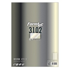 [Formtec] 바코드용 라벨지 광택 LA-3102 [40칸/20매] [사이즈:47X26.9], 1개