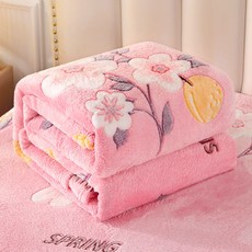 티레오 따뜻한 무릎담요 포근 기모 소파담요 예쁜 꽃 토끼 동물 무늬 캠핑/차박/기숙사/침실 낮잠이불 프리미엄 컴포트 극세사 블랭킷 소/중/대형 경량 에어컨 이불 집들이선물