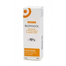 Blephasol Lotion 100ml 블리 파솔 로션 100ml 민감한 눈꺼풀 눈 로션, 단일상품