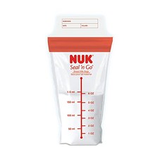 NUK 100ml 내추럴 씰 n'Go 모유 백 (100 Count), 100 Count