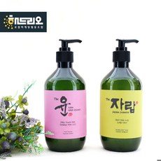 순자담 더자람 천연샴푸 500ml 자연유래 기능성 탈모완화 약산성 임산부 청소년뾰루지, 에센스(윤), 1개