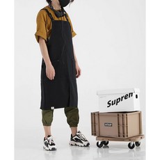 예쁜광 린넨 바리스타앞치마 원피스