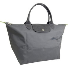 롱샴 Longchamp 가방 여성 토트백 A4 접이식 경량 16239 플리 그린 LEPLIAGE TOP HANDLE 탑 핸드백 M 사이즈 Graphite그레이 데일리 비즈니스 고급