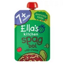 Ellas Kitchen 엘라스 키친 오가닉 볼로네즈 스파게티 아기 간식 파우치 7개월 이상 130g 6팩, 6개