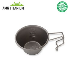 AMG티타늄 티타늄소주컵 80ML(고정형) 캠핑소주잔 등산컵 AMG TITANIUM, 단품, 1개