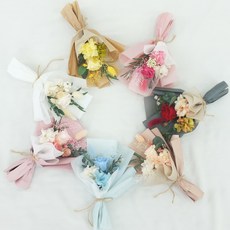 슈슈플라워 프리저브드 미니 장미 꽃다발 납골당 추모꽃, 7.블루