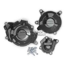 오토바이 엔진 보호 커버 세트 F750GS 750 GS 850 F850GS 블랙 카본 2019 2023 신제품, Carbon look LOGO SET, 1개