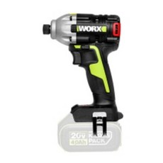 WORX 웍스 20V 충전 임팩 드라이버 베어툴 WU290D.9 세트 WU290D.1충전식 무선 전동 임팩트 드릴, 충전기 WA3924, 1개