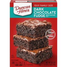던컨 하인즈 다크초콜릿 퍼지 브라우니 믹스 515g x 4팩, 4개