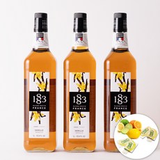 트렌드커피 1883 바닐라 시럽 1L+트루시트러스, 3개, 1L