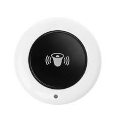 원격 제어 라운드 송신기 433MHz RF DC 9V 12V 24V 10A 1 버튼 LED 컨트롤러 차고 문 알람, 하얀색, 하얀색