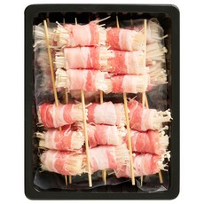 꼬치마트 삼겹팽이말이 꼬치 공장직영, 10개, 55g