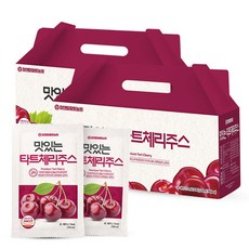 참앤들황토농원 맛있는 타트체리주스 2박스(70mlx60포), 70ml, 60개