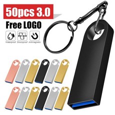 금속 메모리16기가 30 USB 플래시 드라이브 스틱 USB30 무료 로고 50PCs/로트, 64GB x 50pcs, all colors, 50개