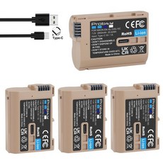 니콘 Z5 Z6 Z6 II Z7 Z7II D780 D850 D7500 D500 D600 용 EN-EL15C EN EL15C 배터리 C타입 입력