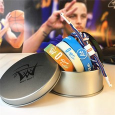 글로벌 서비스 NBA 스포츠 농구 실리콘 스트랩 손목 팔찌 밴드 르브론 코비 커리, Westbrook-Tin 상자