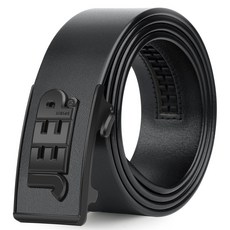 JEEP 자동 버클 남성 소가죽 벨트 J005