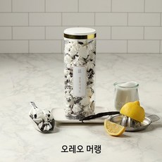 설롱디저트 솜사탕 통머랭쿠키 오레오맛 1000ml, 98g, 1개