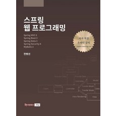 스프링 웹 프로그래밍:Spring MVC 6 Spring Boot 3 Spring Data 3 Spring Security 6 MyBatis 3(유료 온라인 강의), 리얼데브러닝