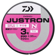 다이와 저스트론 핑크 6호 500m DPLS 낚싯줄 모노라인, 1개
