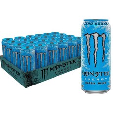 몬스터에너지 Ultra Blue Zero Sugar 울트라 블루 무설탕 473ml 24캔, 1개