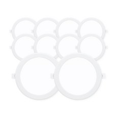 라인조명 LED 에코 6인치 다운라이트 (벌레유입방지/방습), 주광색(흰빛) 20W, 10개