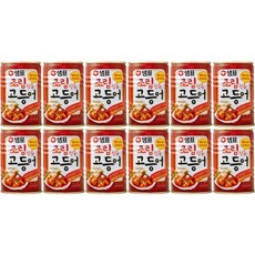 샘표 조림전용 고등어 400g X 12캔 원터치 통조림, 12개