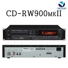 TASCAM CD-RW900MKII 타스캠 CD레코더 미디어레코딩 MP3