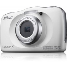 Nikon Coolpix W150 흰색 소형, 단일옵션