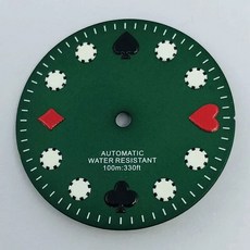 시계 수리도구 시계줄키트 클램프 ksi 야광 다이얼 블랙 화이트 그린 NH35 무브먼, 2.Green