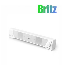 브리츠 BA-R9 SoundBar WHITE EDITION 2채널 사운드바 PC방 노트북 데스트탑 컴퓨터 USB 게이밍