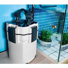 수조 정수 필터 탱크 자동 여과 순환 시스템 물고기, XWA-600-5 필터재 1.5kg 포함