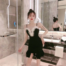 크리스마스 의상 인터넷 유명인 비브라토 라이브 옷 여성 앵커 포토 제닉 귀여운 이브