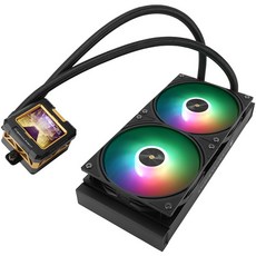 Thermalright FROZEN WARFRAME 240 ARGB 서린 수냉 CPU 쿨러 (BLACK), 1개