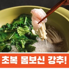 [바로배송] 여수 명품 갯장어 하모 샤브샤브 회 세트, 1개, 샤브샤브 300g + 초장 + 육수팩 + 양념장