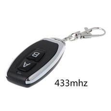 RF 원격 제어 433 315 MHz 2 CH 전기 게이트 차고 도어 커튼 복사기 내구성 컨트롤러, 2.Black