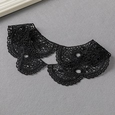 페이크 칼라 펀칭 보조재 핸드메이드 DIY 옷깃 물에 녹다 자 스웨터 장식 넥