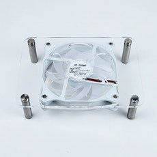 홈앤툴즈 미니피씨 공유기 저소음 120mm 5V USB 쿨링팬 쿨러 (미니), 화이트, 1개