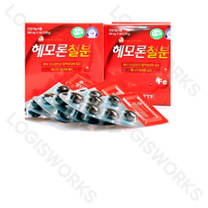 종근당 철분 철분제 여성 임산부 어린이 키즈 성장기 헴철 헤모글로빈 철분영양제, 60정, 1개